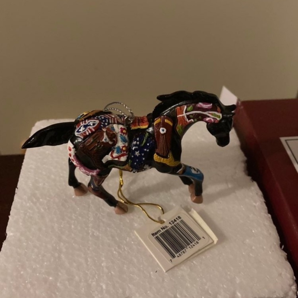 2007 The Trail of Painted Ponies Boot Camp Pony Ornament 12418